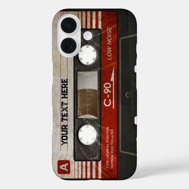 Coques Case-Mate iPhone Cassette audio compacte rétro | DJ Best Gifts (Verso)