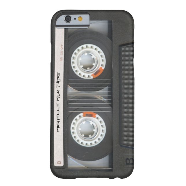 Coques Case-Mate iPhone Cassette faite sur commande Mixtape (Dos)
