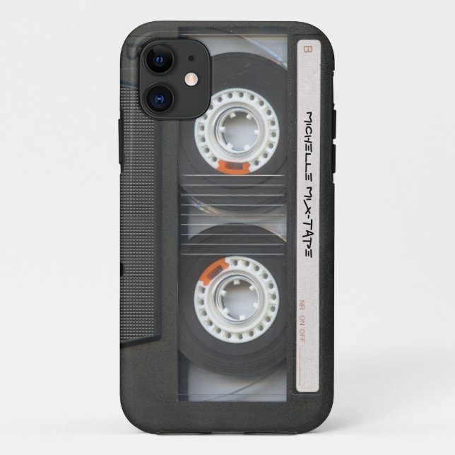 Coques Case-Mate iPhone Cassette faite sur commande Mixtape (Dos)