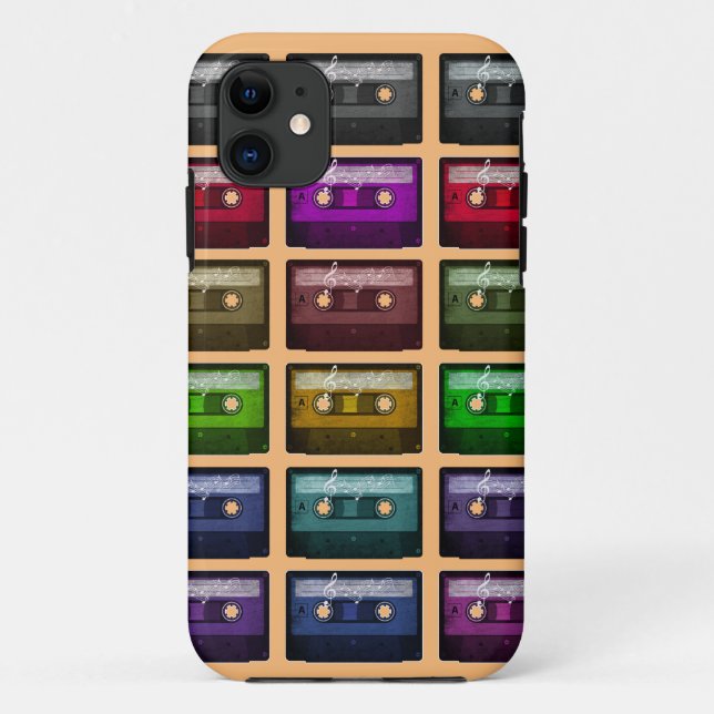 COQUES Case-Mate iPhone CASSETTE TAPES RETRO MUSIQUE AMOUR (Dos)