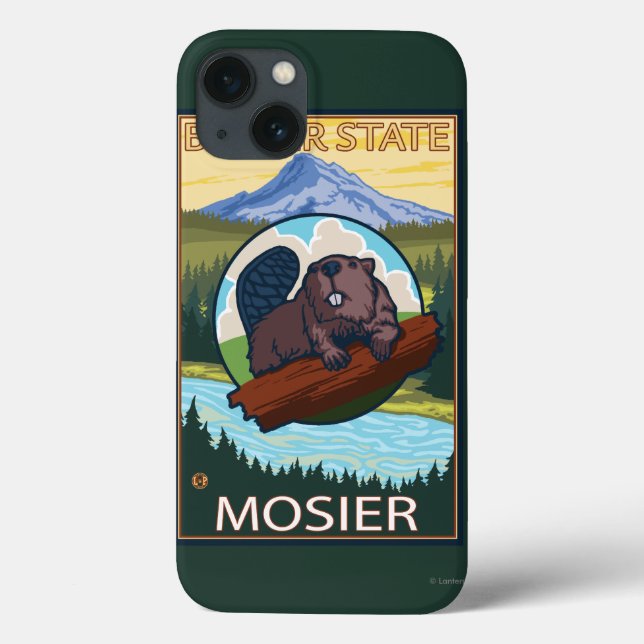 Coques Case-Mate iPhone Castor & Mt Hood - Mosier, Oregon (Verso)