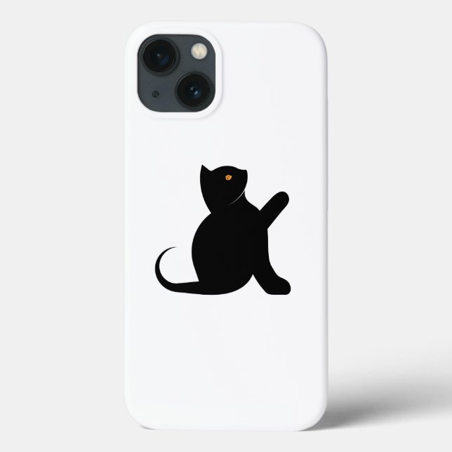 Coques Case-Mate iPhone Cat dit bonjour (Verso)