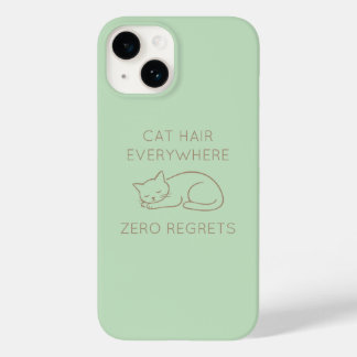 Coque Pour iPhone 14 Cat hair everywhere zero regrets