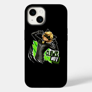 Coque Pour iPhone 14 Cat Noir   Graphisme de découpe