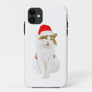 Cat with Santa's Hat Case-mate iPhone Case