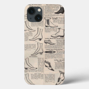 iPhone 13 Case Catalogue publicitaire de chaussures anciennes