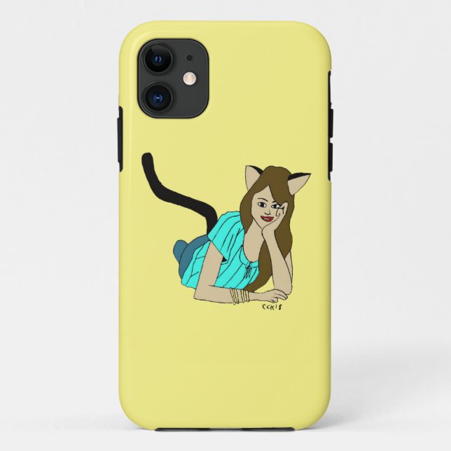 Coques Case-Mate iPhone catgirl (Dos)