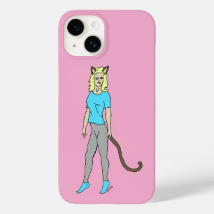Coque Pour iPhone 14 catgirl