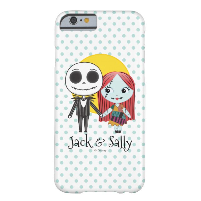 Coques Case-Mate iPhone Cauchemar avant Noël | Jack & Sally Emoji (Dos)