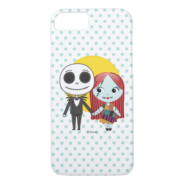 Coques Case-Mate iPhone Cauchemar avant Noël | Jack & Sally Emoji (Dos)