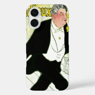 Coques iPhone 16 Caudieux de Toulouse Lautrec, Art Nouveau Vintage,
