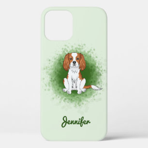 Case-Mate iPhone Case Cavalier King Charles Spaniel Blenheim sur fond ve