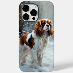 Coque Pour Pour iPhone 14 Pro Max Cavalier Roi Laissez Tomber la Neige Noël Brosse