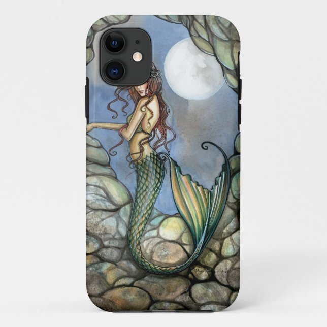 Coques Case-Mate iPhone Caverne cachée Sirène Imaginaire d'art Sirènes (Dos)