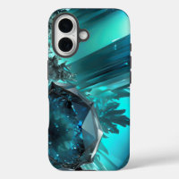 Caverne de kryptonite Cristal Abstrait Aquamarine 