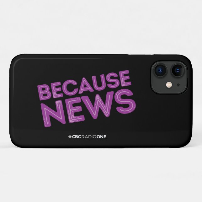 Coques Case-Mate iPhone CBC parce que l'affaire de téléphone de News (Dos (Horizontal))
