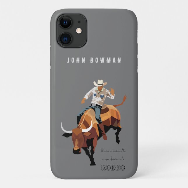 Coques Case-Mate iPhone Ce n'est pas mon premier RODEO : Bull rider (Dos)