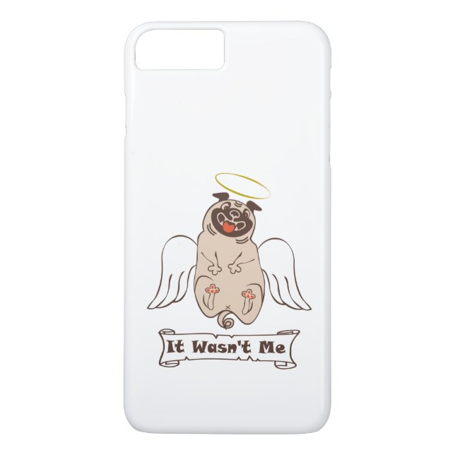Coques Case-Mate iPhone Ce n'était pas moi ange carlin drôle de citation (Dos)