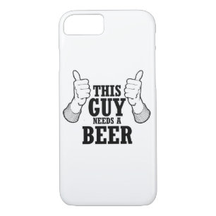 Coque Case-Mate Pour iPhone Ce type a besoin d'une bière - humour de vacances