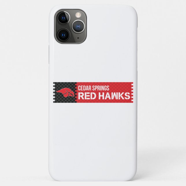 Coques Case-Mate iPhone Cedar Springs Red Hawks (Dos)