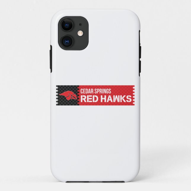 Coques Case-Mate iPhone Cedar Springs Red Hawks (Dos)