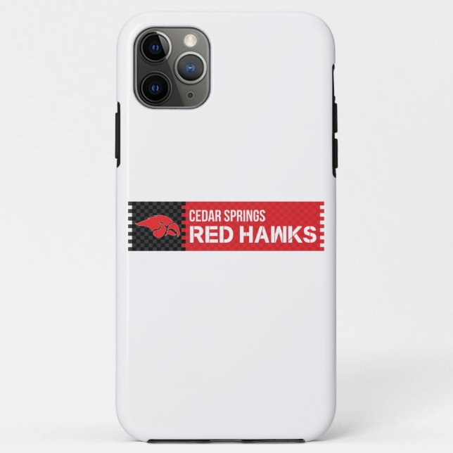 Coques Case-Mate iPhone Cedar Springs Red Hawks (Dos)