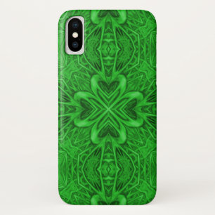 Coques Pour iPhone Célébration Vintage Fractale Verte