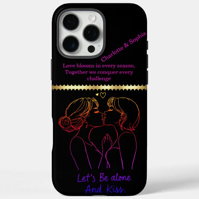 Coques Case-Mate iPhone Célébrer l'amour avec des femmes joueuses lingerie (Verso)