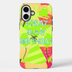 iPhone 16 Plus Case Célébrer Mes Bénédictions Joyeuses d'Anniversaire