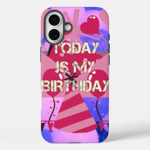 Coques iPhone 16 Plus Célébrer Mes Bénédictions Joyeuses d'Anniversaire