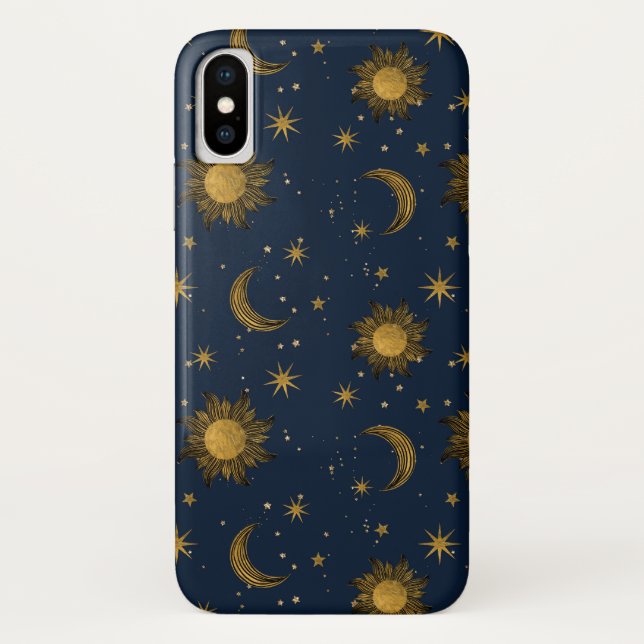 Coques Case-Mate iPhone Céleste doré  (Dos)