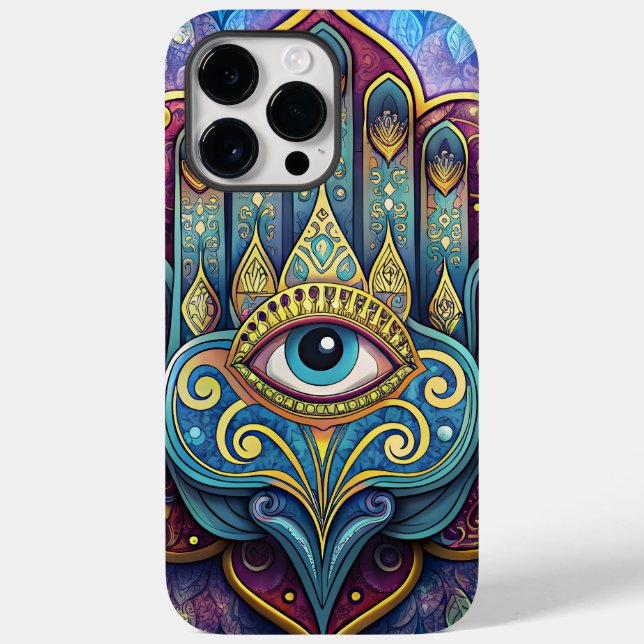 Coques Case-Mate iPhone Celestial Hamsa  (Verso)