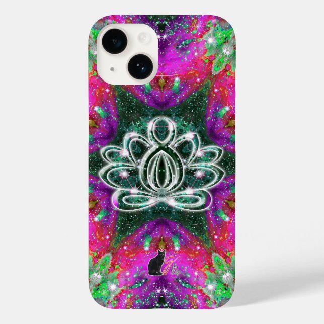 Coques Case-Mate iPhone Celestial Zen Lotus Coque-coque iphone Mate (Verso)