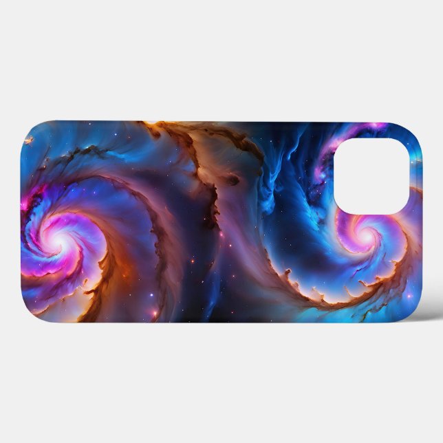 Coques Case-Mate iPhone "Celestium" - Nebula et Galaxies (Verso (horizontal))