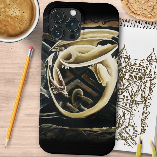 Coques Case-Mate iPhone Céltic Knot Creative Dragon (Créateur téléchargé)