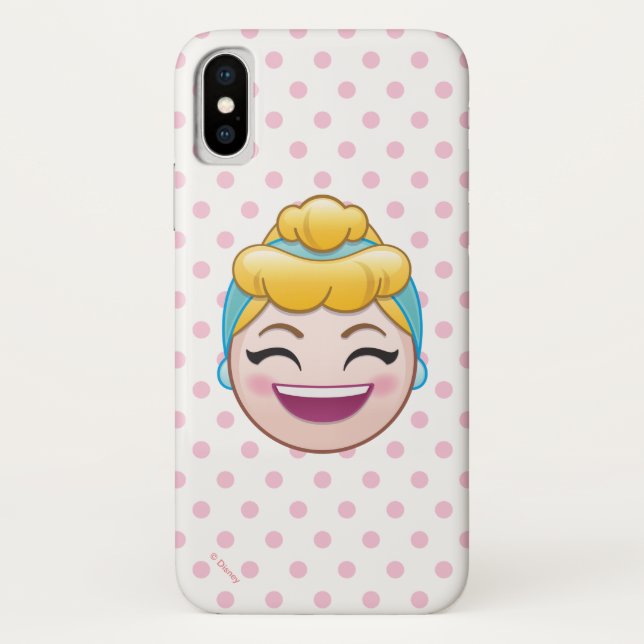 Coques Case-Mate iPhone Cendrillon Emoji| Cendrillon - Heureux (Dos)