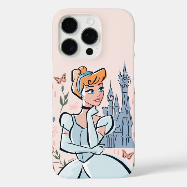 Coques Case-Mate iPhone Cendrillon et Château Badge stylisé (Verso)