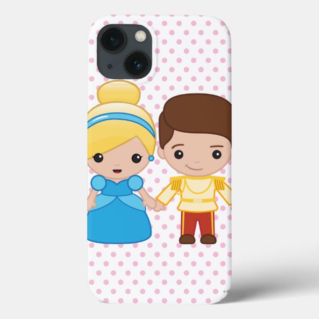 Coques Case-Mate iPhone Cendrillon et le prince charmant Emoji (Verso)