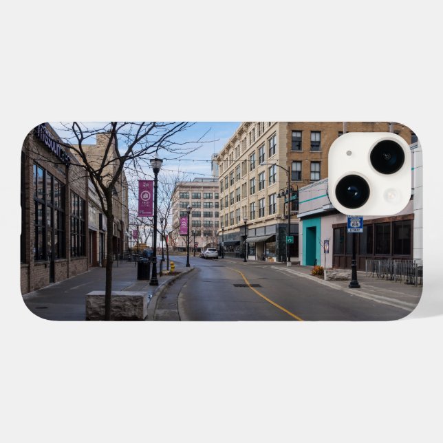 Coques Case-Mate iPhone Centre-ville de Springfield (Verso (horizontal))