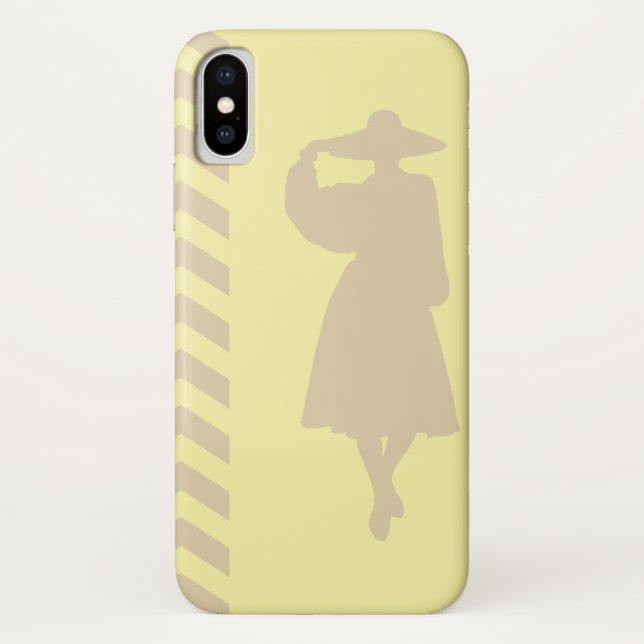 Coques Case-Mate iPhone Céramique ivoire Neutral Chevrons Mode (Dos)