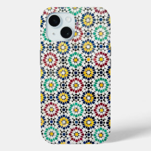 Coque Pour iPhone 15 Céramique marocaine Zellije