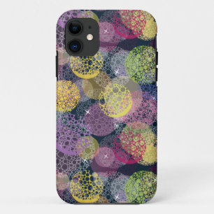 Coques Pour iPhone Cercle de points Polka de la Cute Abstraite