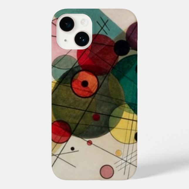 Coques Case-Mate iPhone Cercles Abstraits Kandinsky (Verso)