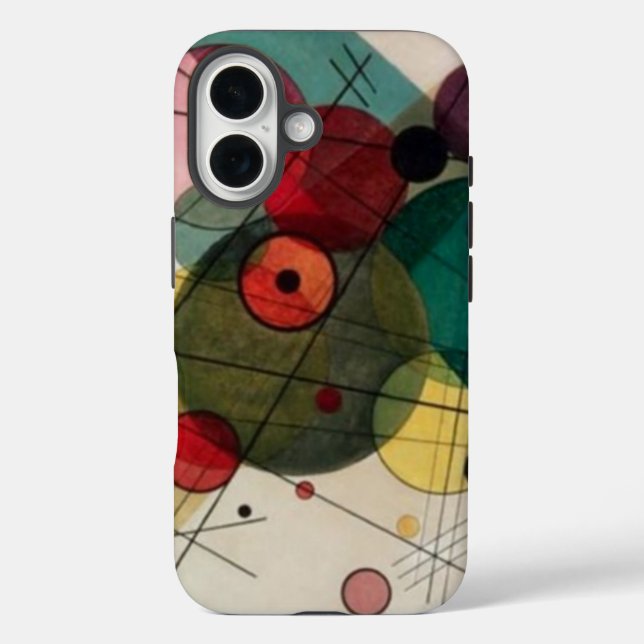 Coques Case-Mate iPhone Cercles Abstraits Kandinsky (Verso)