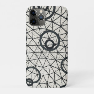 Case-Mate iPhone Case Cercles Abstraits noirs et blancs