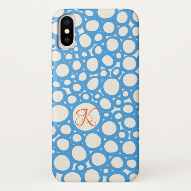 Coques Case-Mate iPhone Cercles aléatoires (Dos)