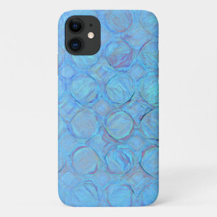 Case-Mate iPhone Case Cercles bleus Cool modernes Abstraits géométriques