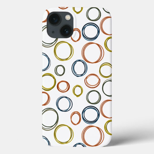 Coques Case-Mate iPhone Cercles Boho (Verso)