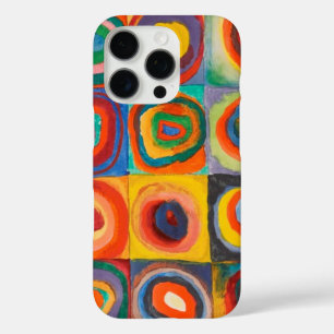 Coques iPhone 16 Pro Cercles Carré de Kandinsky
