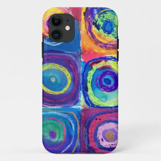Coques Pour iPhone cercles colorés cultivés